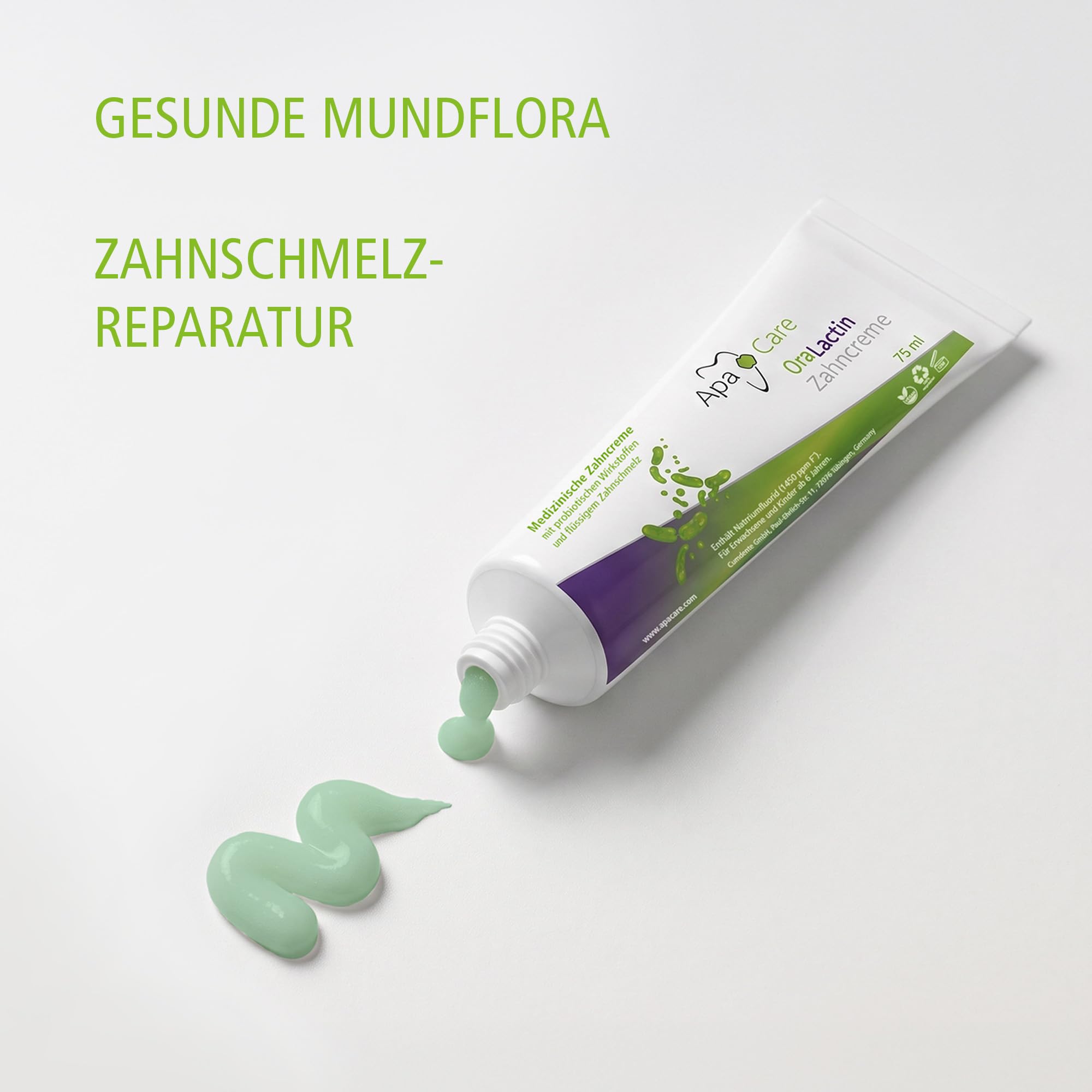 apacare-oralactin-mundflora-zahncreme-3x75-ml-mit-hydroxylapatit image 2
