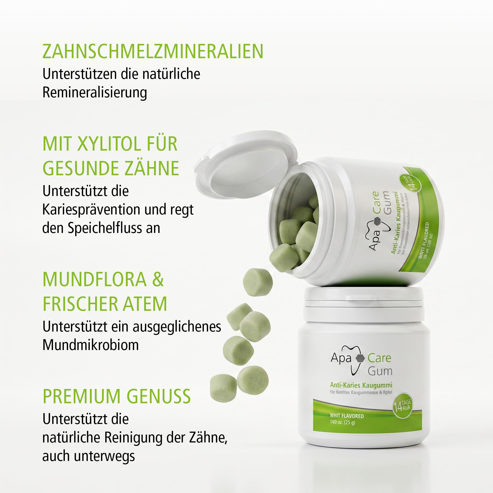 apacare-gum-anti-karies-kaugummi-mit-schmelzmineralien-6-dosen image 3