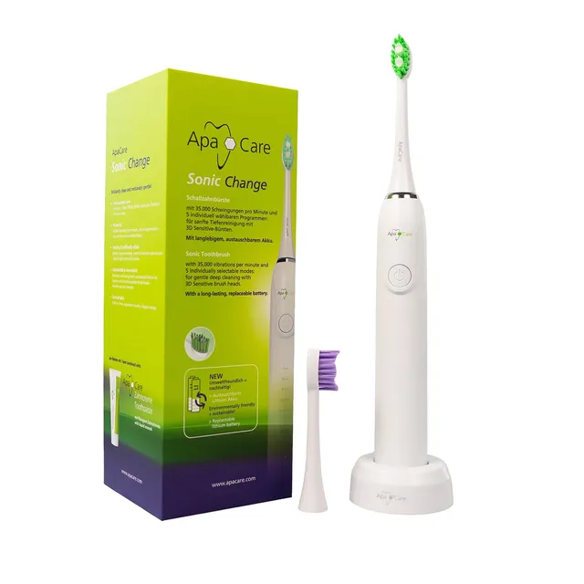 apacare-sonic-change-schallzahnb-rste-mit-wechselakku-und-3d-b-rste image 1
