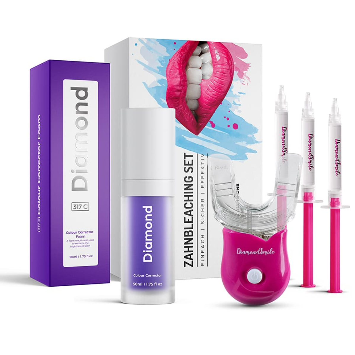 diamondsmile-power-zahnbleaching-set-farbkorrektur-serum image 1