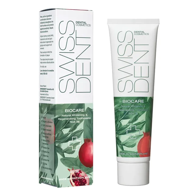 swissdent-biocare-whitening-zahnpasta-100-ml-nat-rliche-aufhellung-mit-schmelzsc image 1