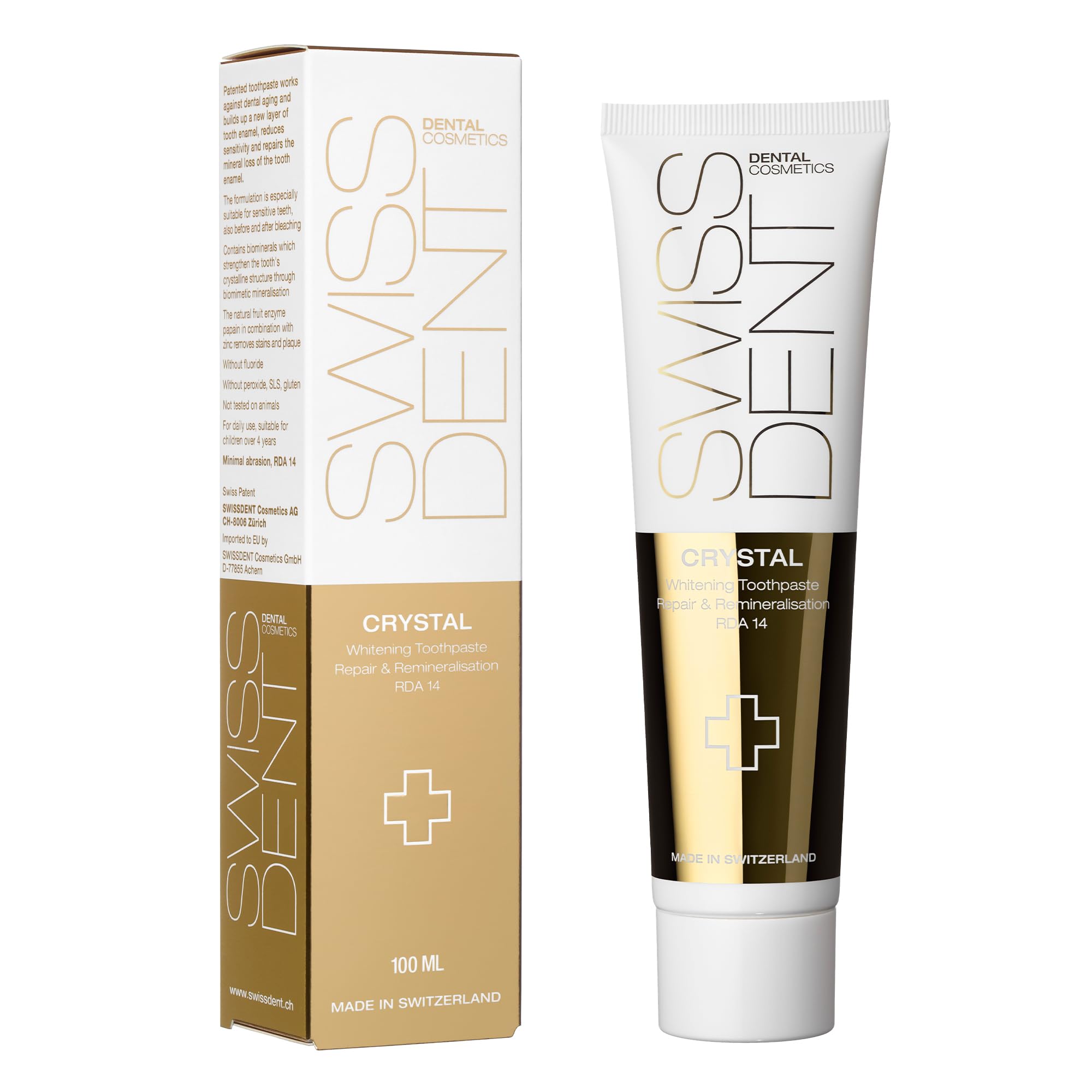 swissdent-crystal-zahnpasta-100-ml-remineralisierend-sensitiv image 1