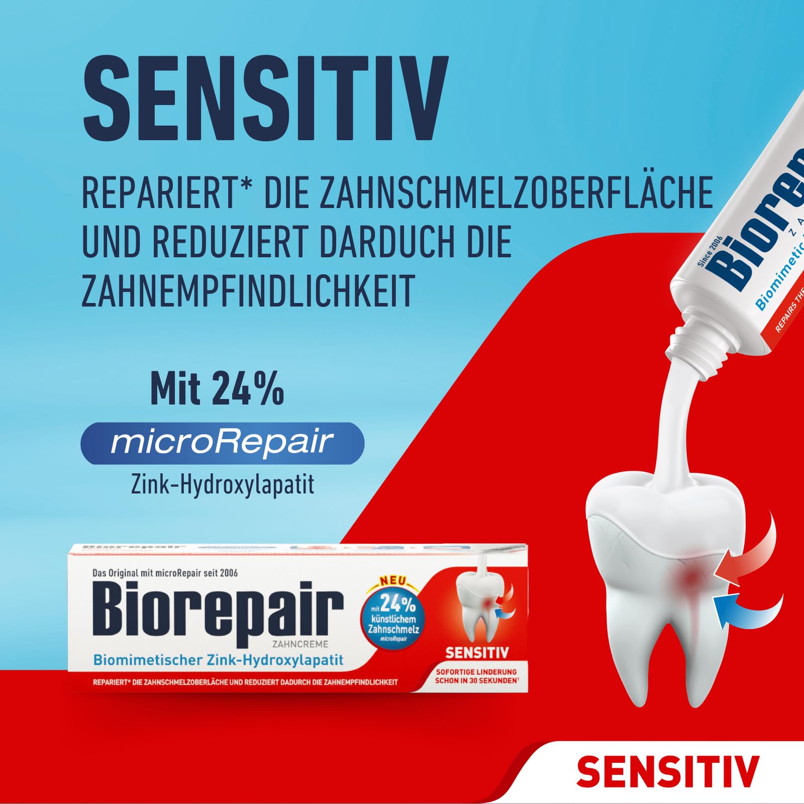 biorepair-sensitiv-zahncreme-75-ml-schmelzschutz-ohne-fluorid image 4